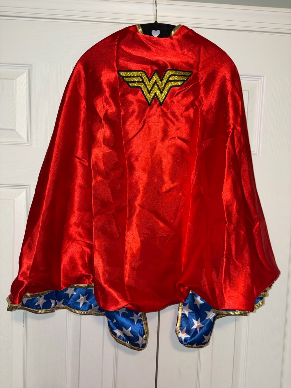 Rubie's DC Wonder Woman Adult Women's Cape One Size Red Blue Gold